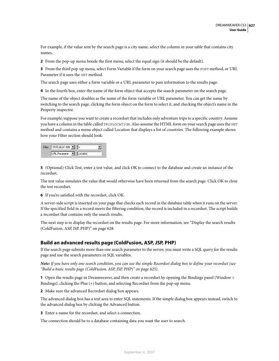 Adobe Dreamweaver CS3 User Manual | Page 634 / 738