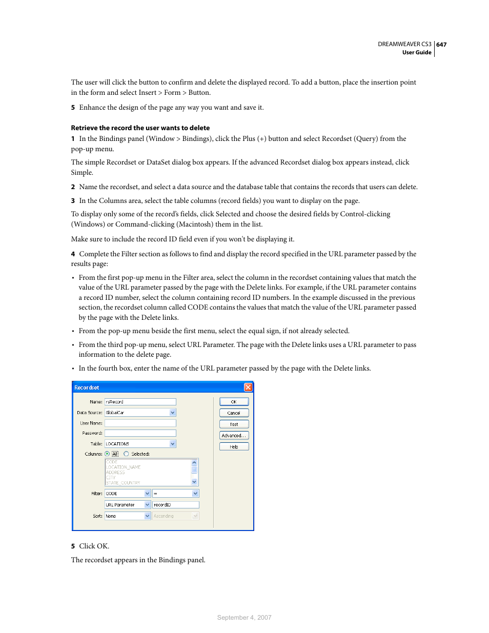 Adobe Dreamweaver CS3 User Manual | Page 654 / 738