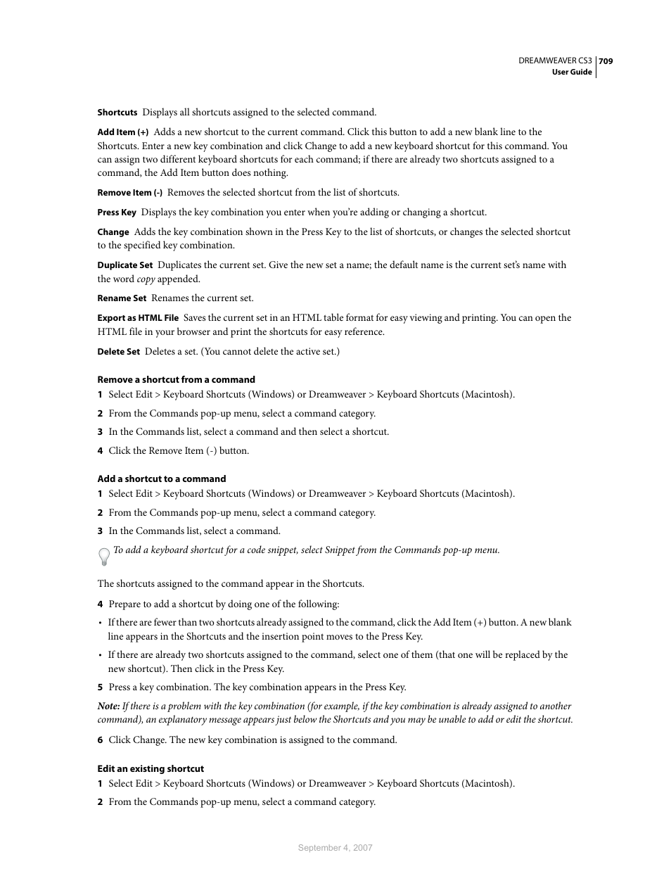 Adobe Dreamweaver CS3 User Manual | Page 716 / 738