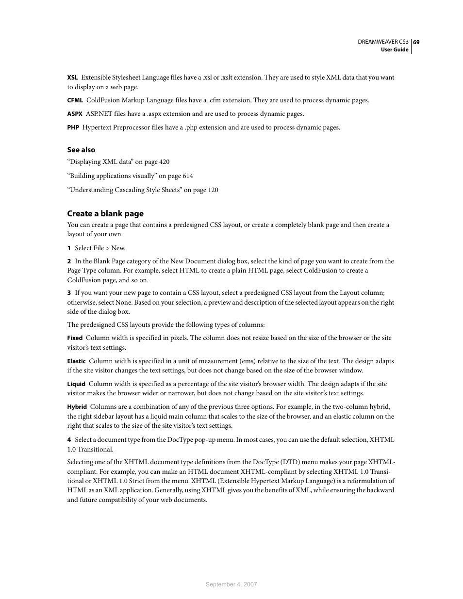 Adobe Dreamweaver CS3 User Manual | Page 76 / 738