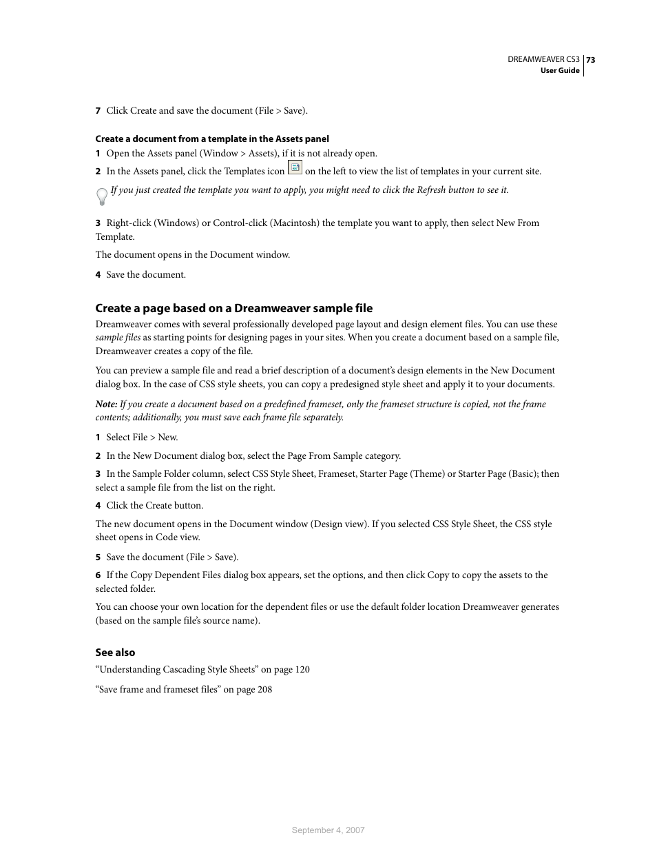 Adobe Dreamweaver CS3 User Manual | Page 80 / 738