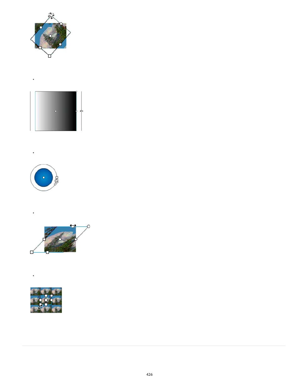 Lock a gradient or bitmap to fill the stage | Adobe Flash Professional CC 2014 v.13.0 User Manual | Page 433 / 943