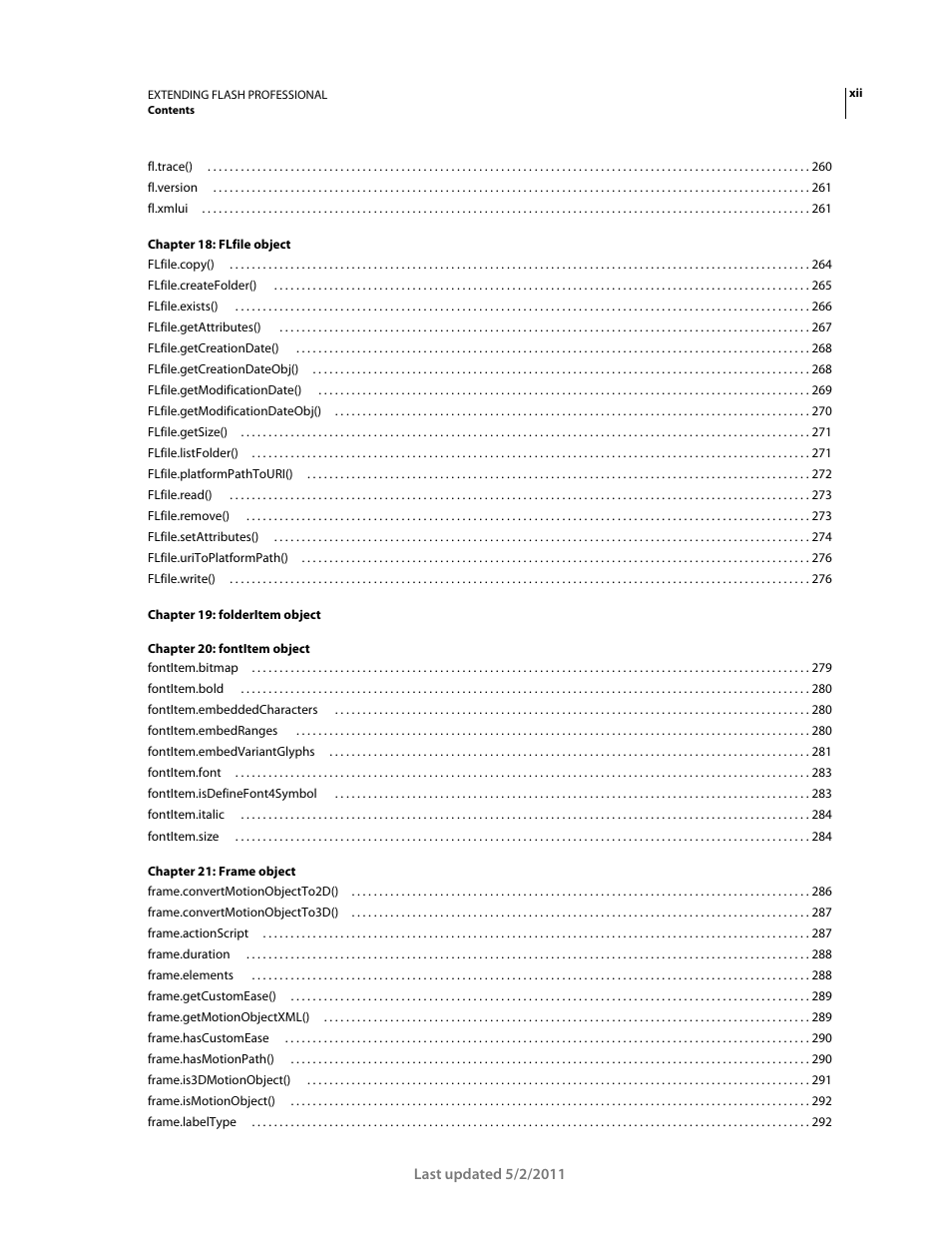 Adobe Extending Flash Professional CS5 User Manual | Page 12 / 565