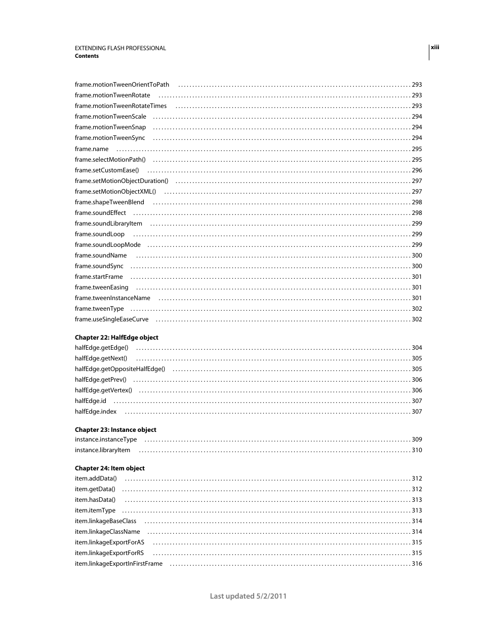 Adobe Extending Flash Professional CS5 User Manual | Page 13 / 565