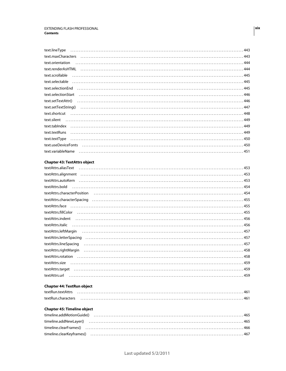 Adobe Extending Flash Professional CS5 User Manual | Page 19 / 565