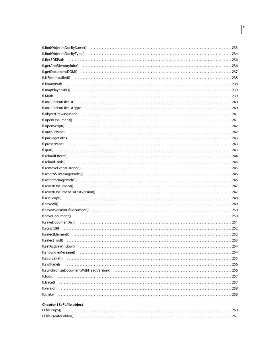 Adobe Extending Flash Professional CS4 User Manual | Page 11 / 560