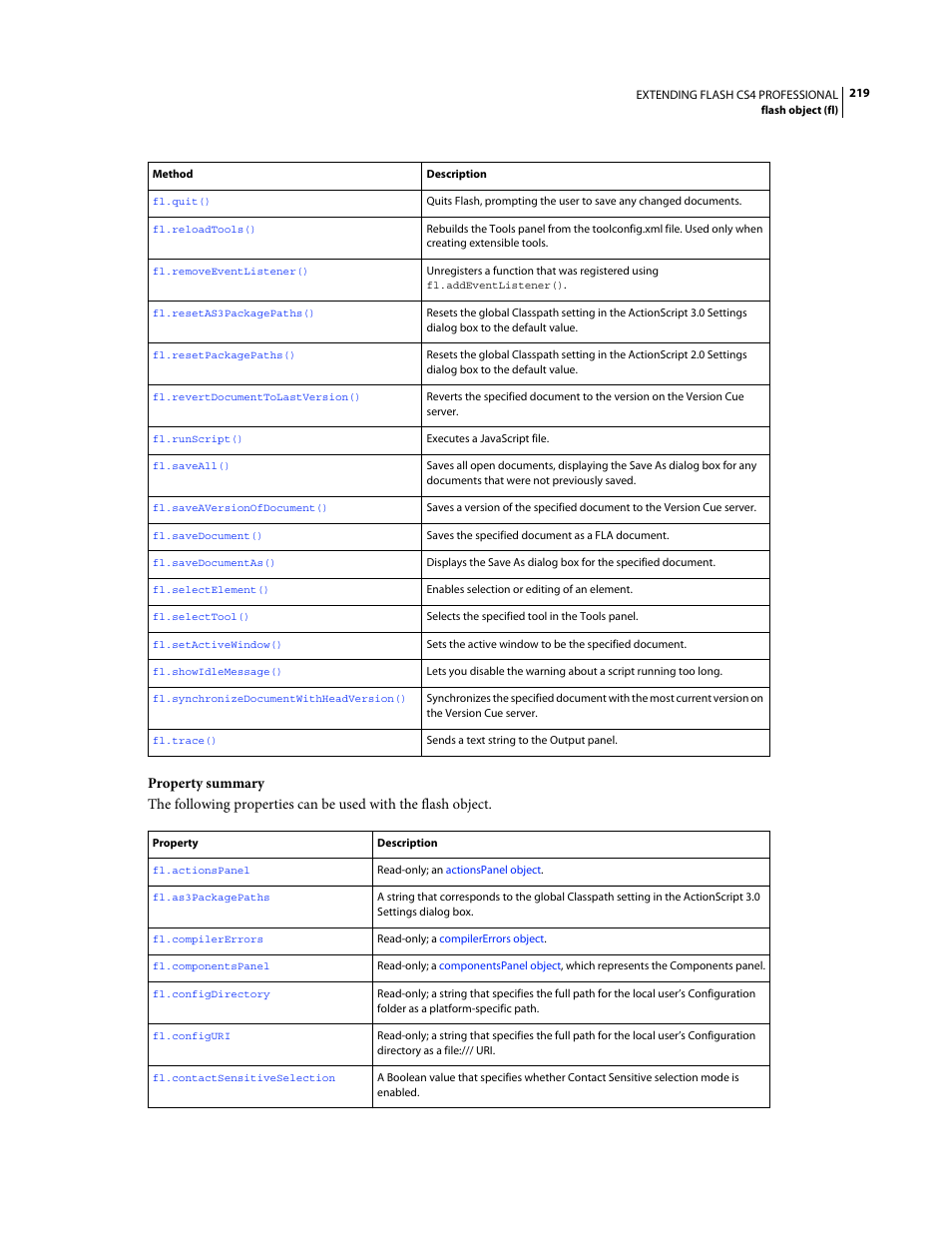 Adobe Extending Flash Professional CS4 User Manual | Page 241 / 560