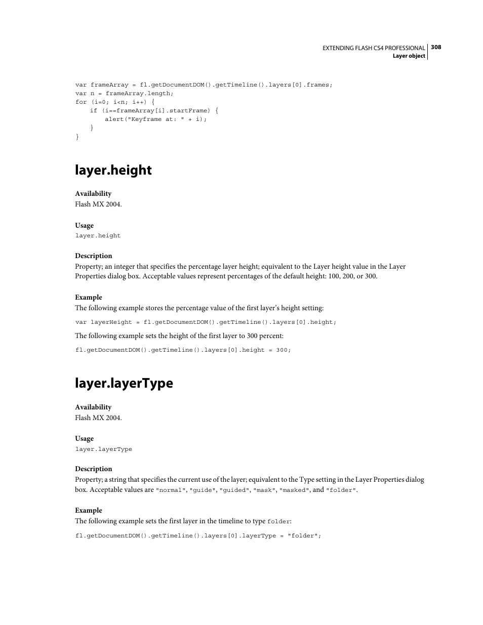 Layer.height, Layer.layertype | Adobe Extending Flash Professional CS4 User Manual | Page 330 / 560