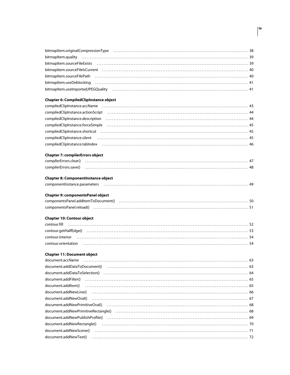 Adobe Extending Flash Professional CS4 User Manual | Page 4 / 560