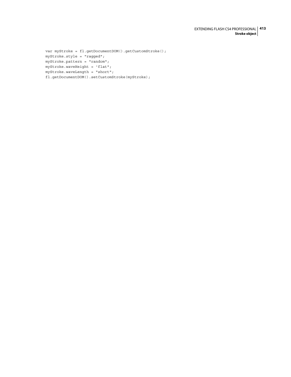 Adobe Extending Flash Professional CS4 User Manual | Page 435 / 560