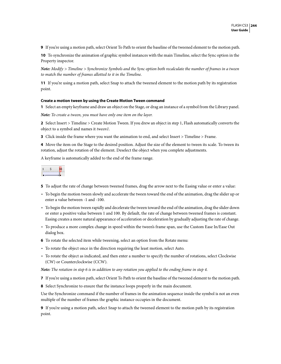 Adobe Flash Professional CS3 User Manual | Page 250 / 527