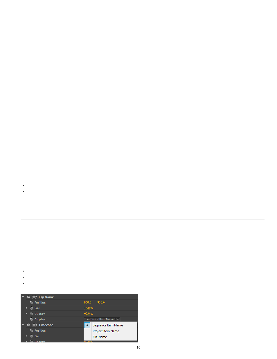 Transitions and effects | Adobe Premiere Pro CC v.7.xx User Manual | Page 14 / 575