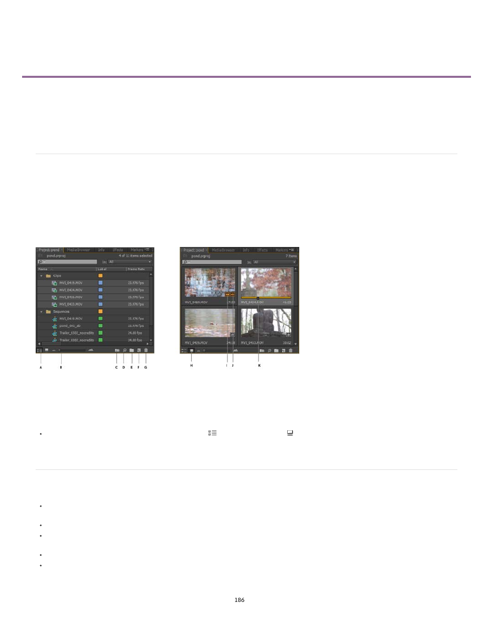 Customizing the project panel | Adobe Premiere Pro CC v.7.xx User Manual | Page 183 / 575