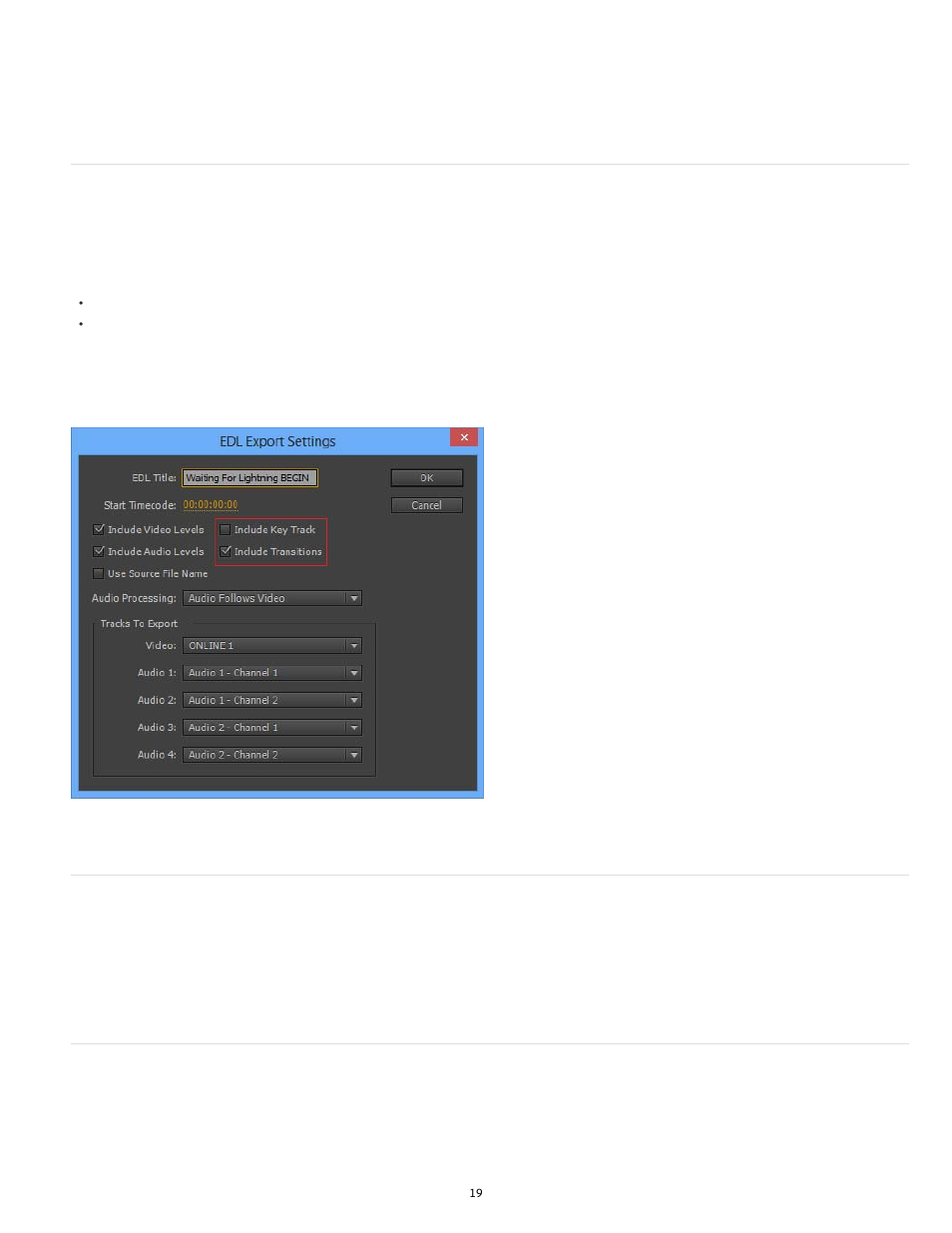 Enhanced edl export dialog, Reveal in project from source monitor | Adobe Premiere Pro CC v.7.xx User Manual | Page 23 / 575