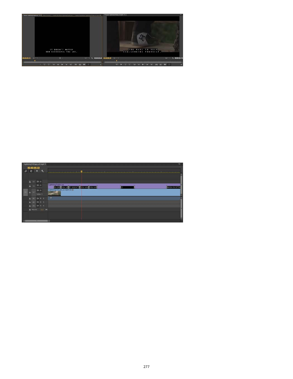 Step 3: edit closed caption files | Adobe Premiere Pro CC v.7.xx User Manual | Page 274 / 575