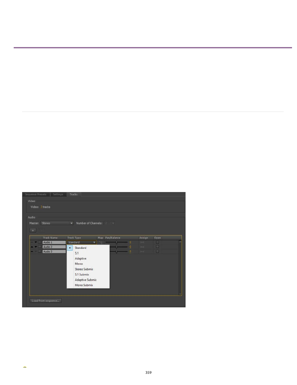 Overview of audio and the audio track mixer | Adobe Premiere Pro CC v.7.xx User Manual | Page 356 / 575