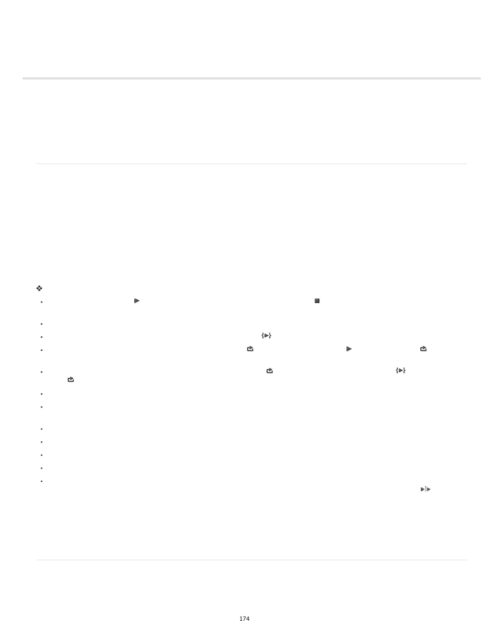 Playing assets, Continuous playback (cs6) | Adobe Premiere Pro CS6 User Manual | Page 178 / 485