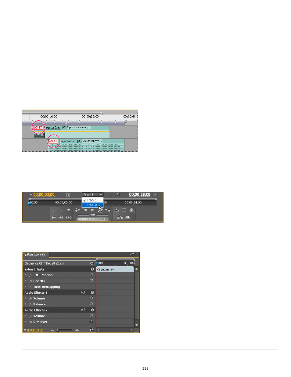 Linking multiple audio clips, Link audio clips | Adobe Premiere Pro CS6 User Manual | Page 287 / 485