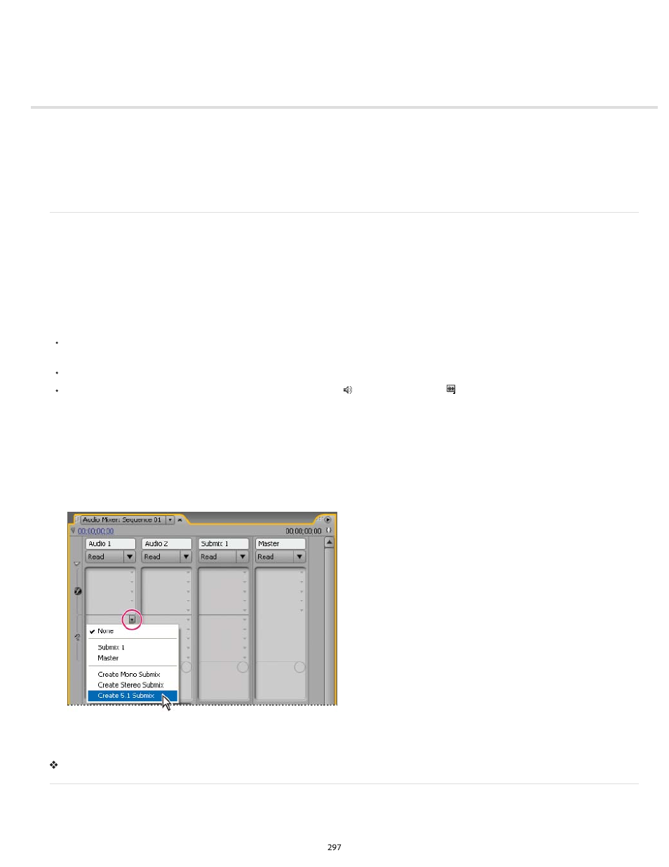 Advanced mixing | Adobe Premiere Pro CS6 User Manual | Page 301 / 485