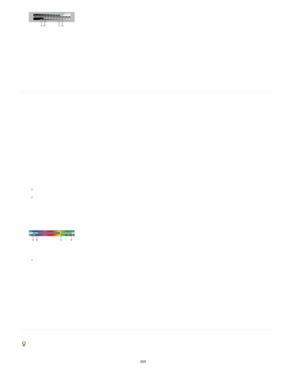 Specify a, Color or range of colors to adjust, Specify a color or range of colors to adjust | Replace a color | Adobe Premiere Pro CS6 User Manual | Page 363 / 485