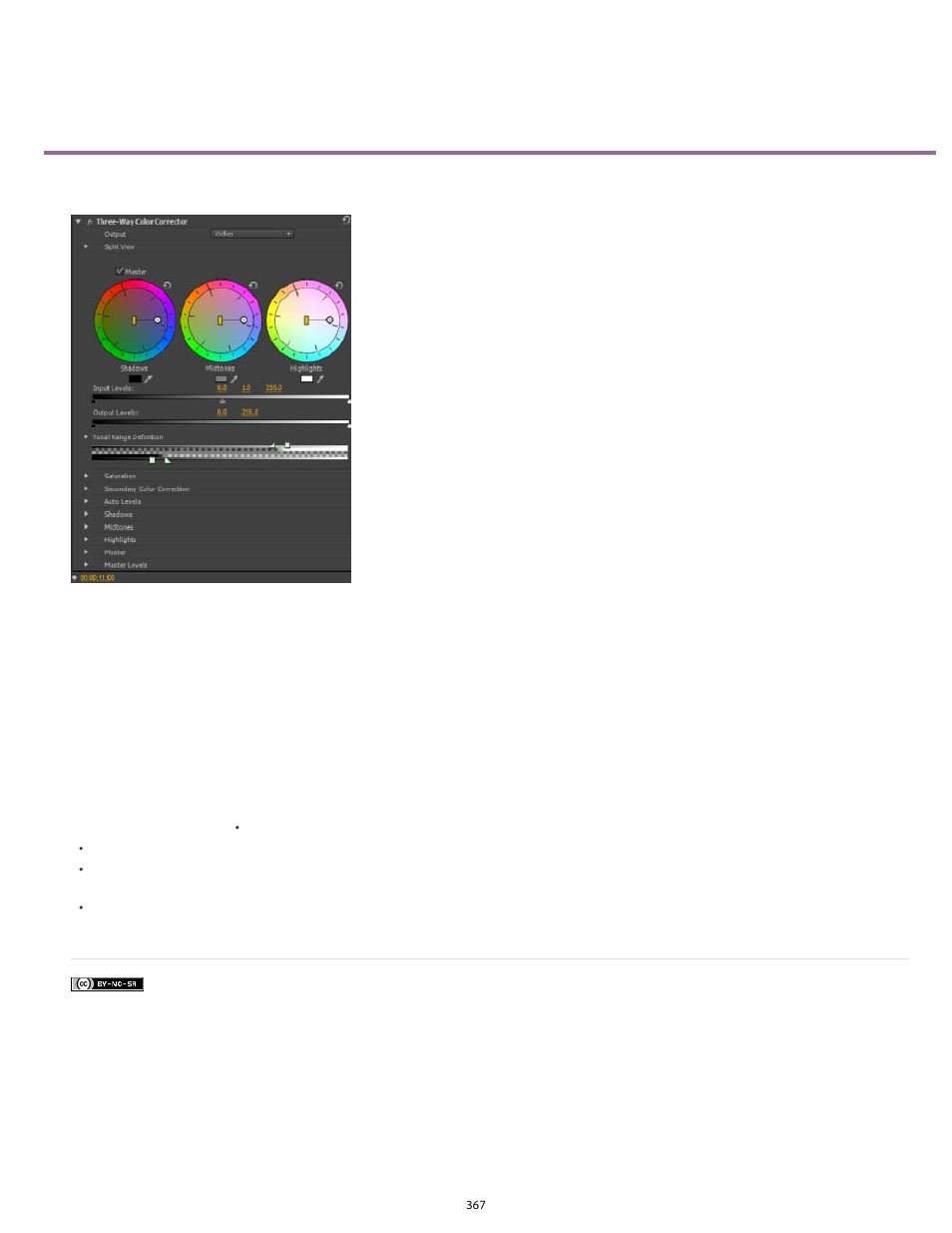 Three-way color corrector effect (cs6) | Adobe Premiere Pro CS6 User Manual | Page 371 / 485