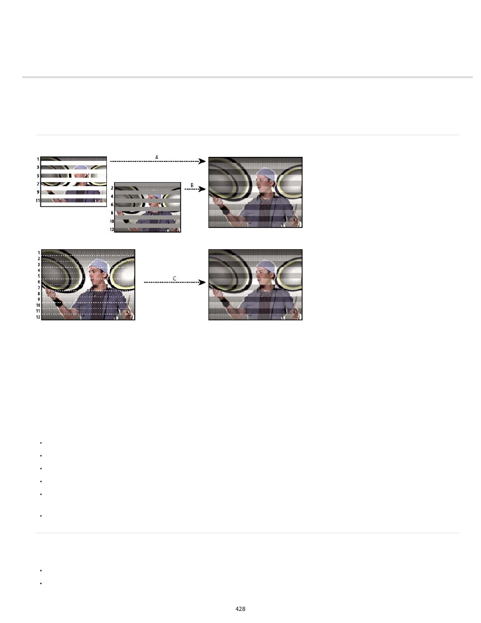 Interlacing and field order | Adobe Premiere Pro CS6 User Manual | Page 432 / 485