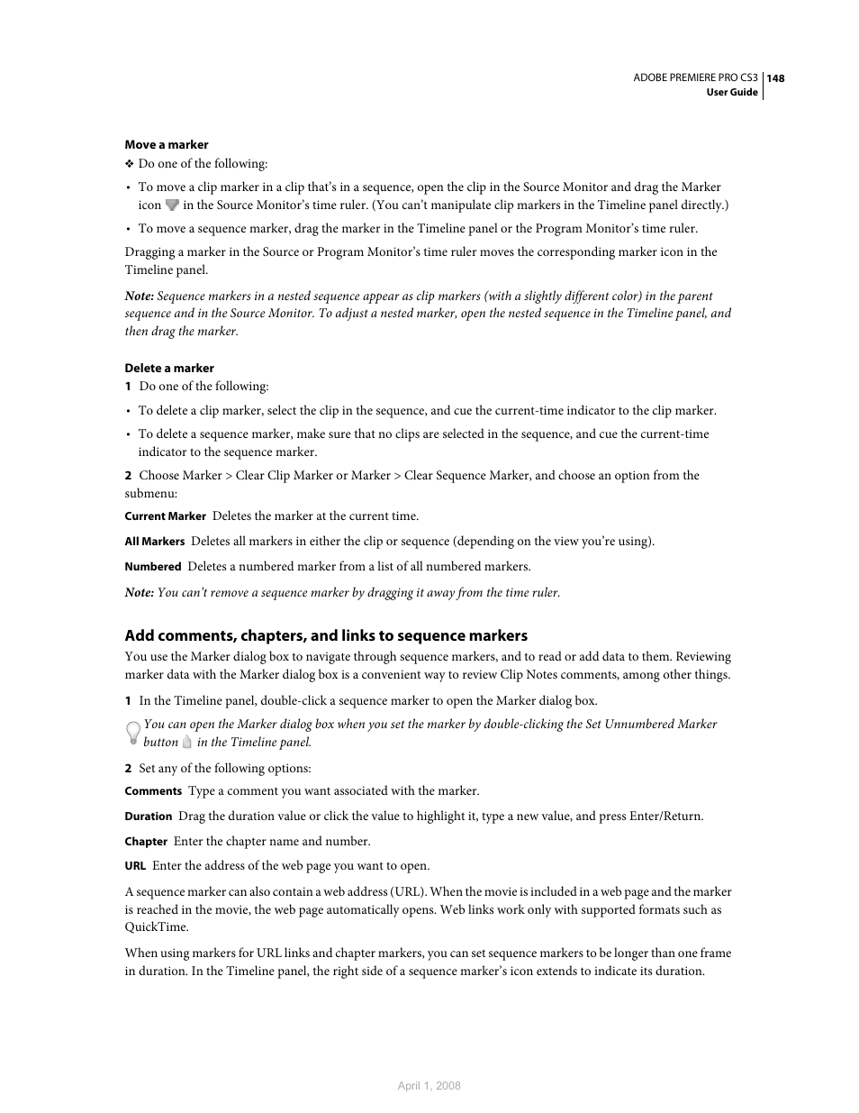 Adobe Premiere Pro CS3 User Manual | Page 154 / 455