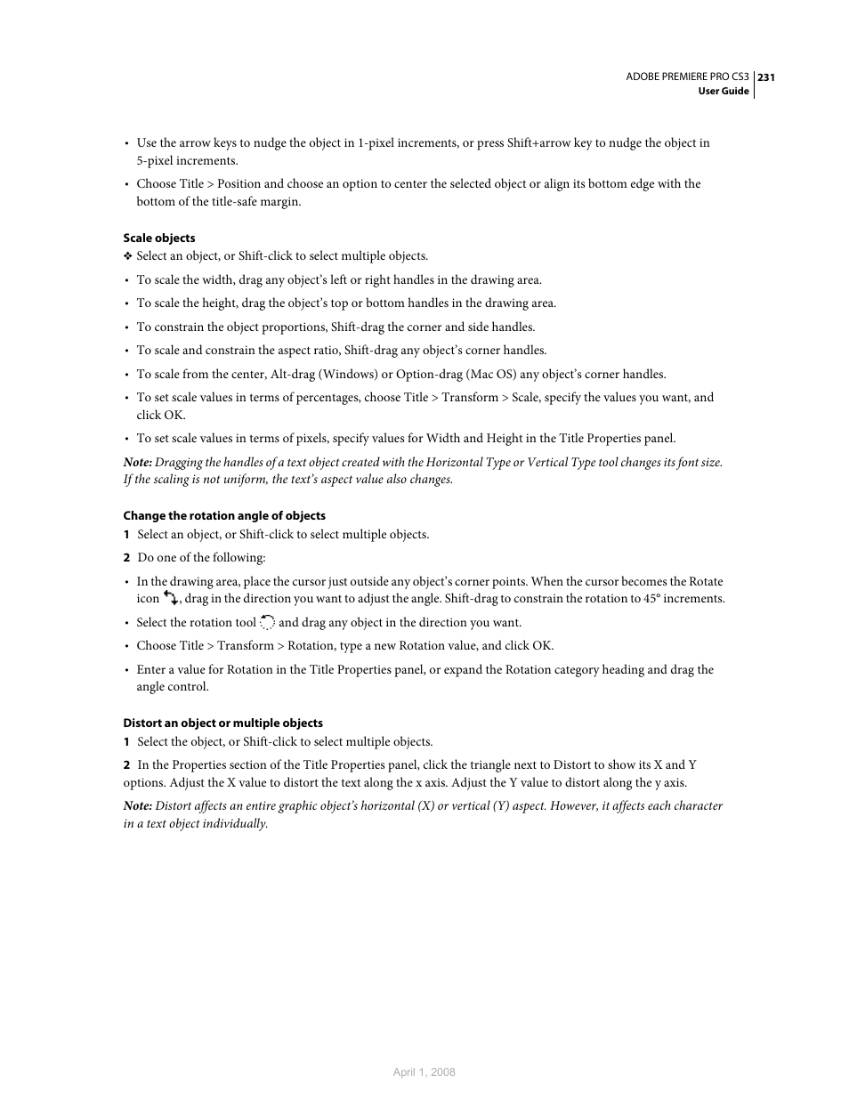 Adobe Premiere Pro CS3 User Manual | Page 237 / 455