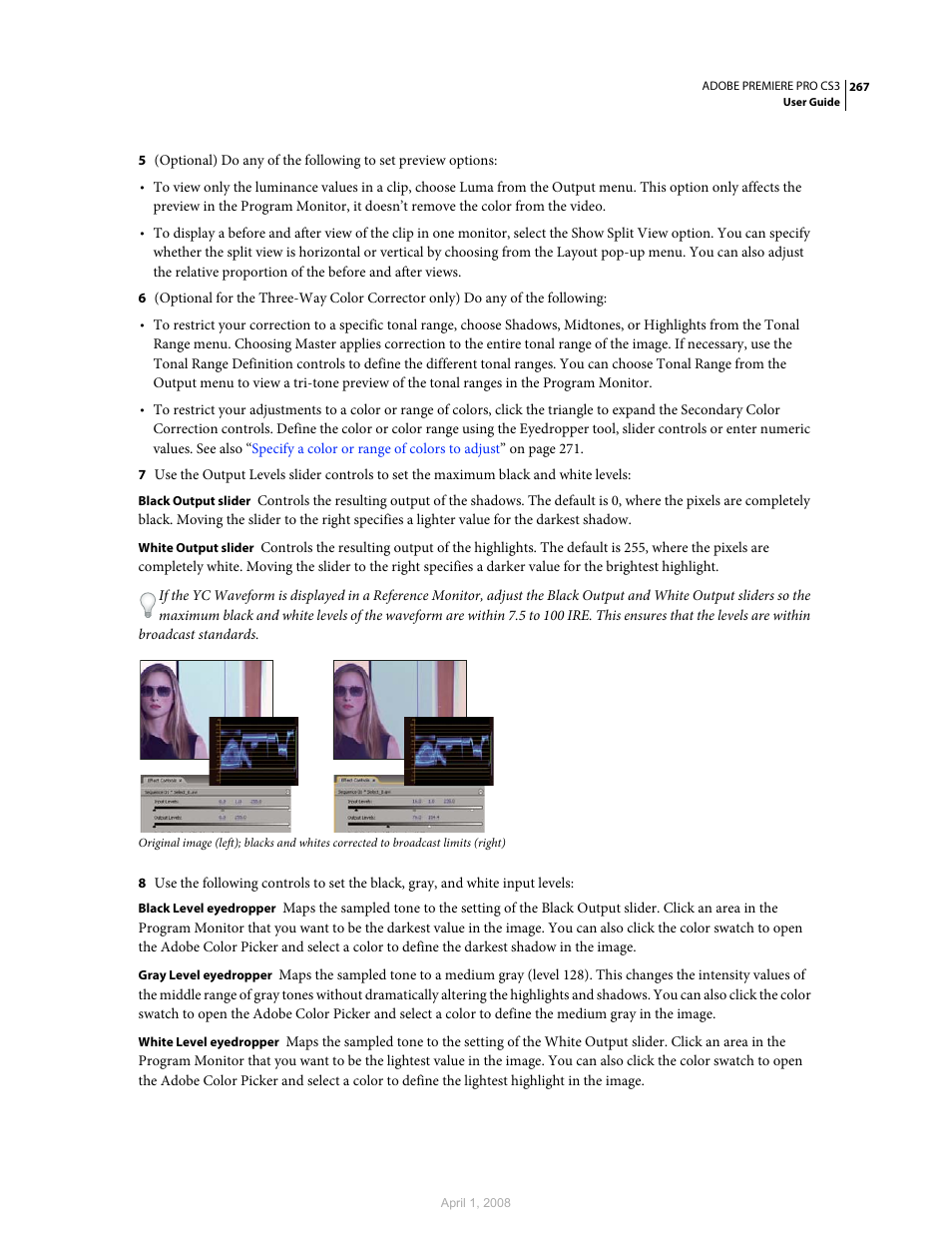 Adobe Premiere Pro CS3 User Manual | Page 273 / 455