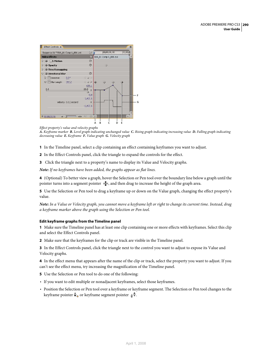 Adobe Premiere Pro CS3 User Manual | Page 296 / 455