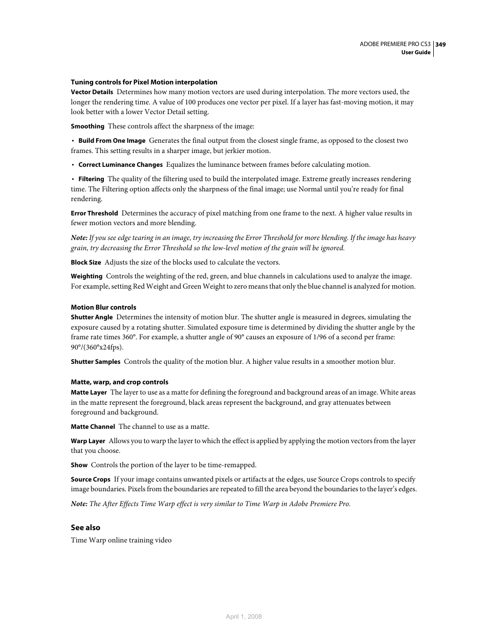Adobe Premiere Pro CS3 User Manual | Page 355 / 455