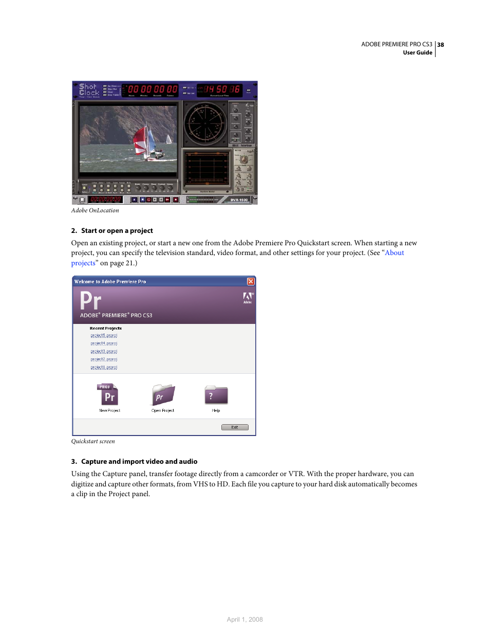 Adobe Premiere Pro CS3 User Manual | Page 44 / 455