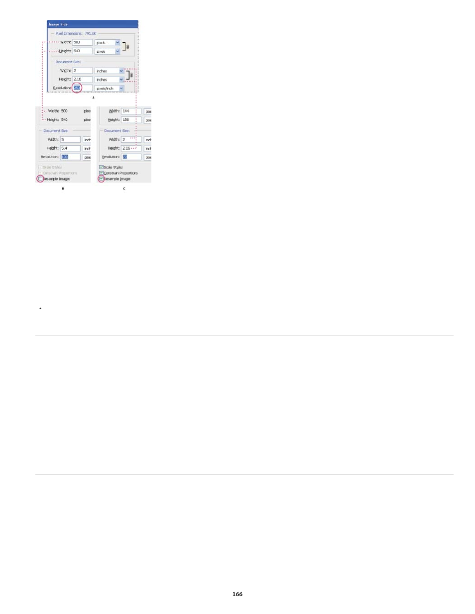 File size about monitor resolution, File size, About monitor resolution | Adobe Photoshop CC 2014 v.14.xx User Manual | Page 173 / 1061