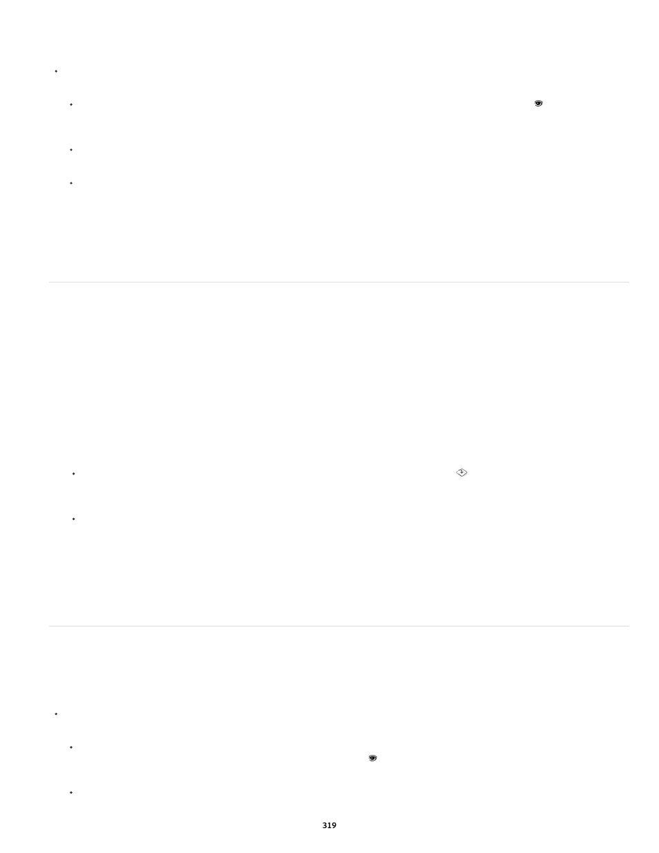 Disable or enable a layer mask, Apply or delete a layer mask, Select and display the layer mask channel | Adobe Photoshop CC 2014 v.14.xx User Manual | Page 326 / 1061