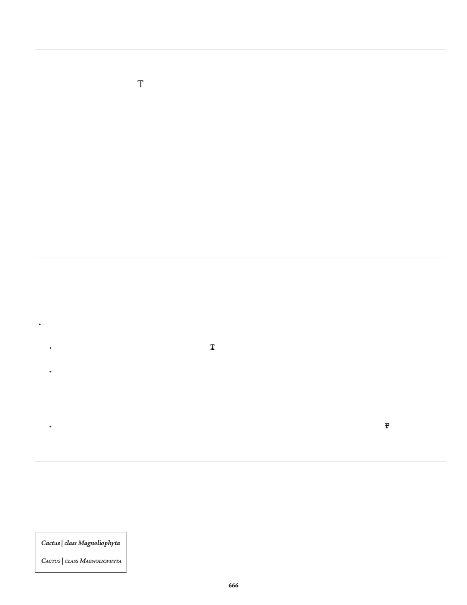 Change the color of individual letters, Underline or strike through text, Apply all caps or small caps | Adobe Photoshop CC 2014 v.14.xx User Manual | Page 673 / 1061