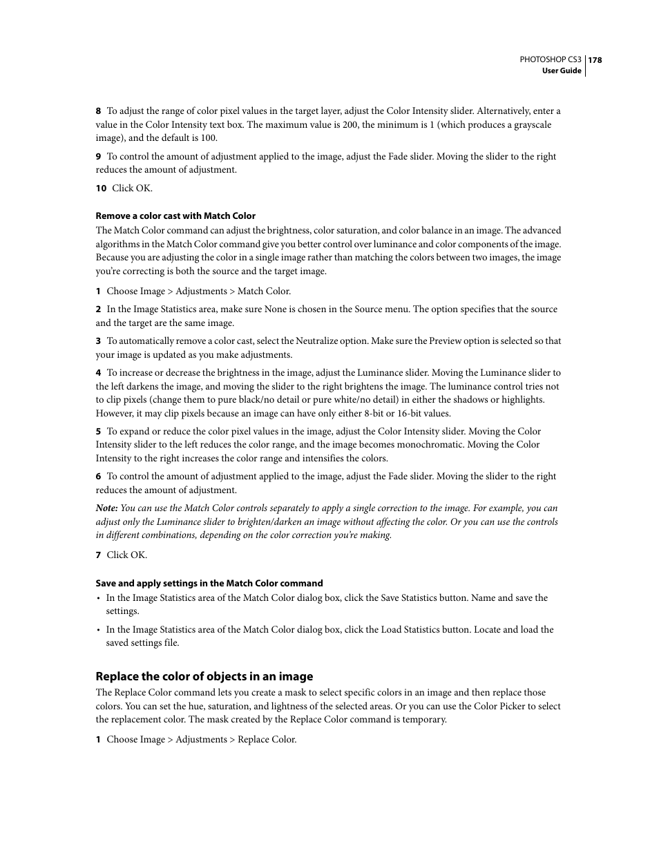 Replace the color of objects in an image, E “replace the color of | Adobe Photoshop CS3 User Manual | Page 185 / 681