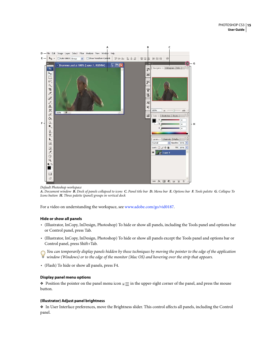 Adobe Photoshop CS3 User Manual | Page 22 / 681