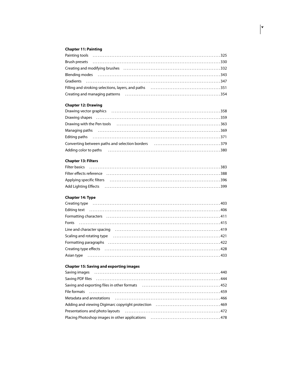 Adobe Photoshop CS3 User Manual | Page 5 / 681