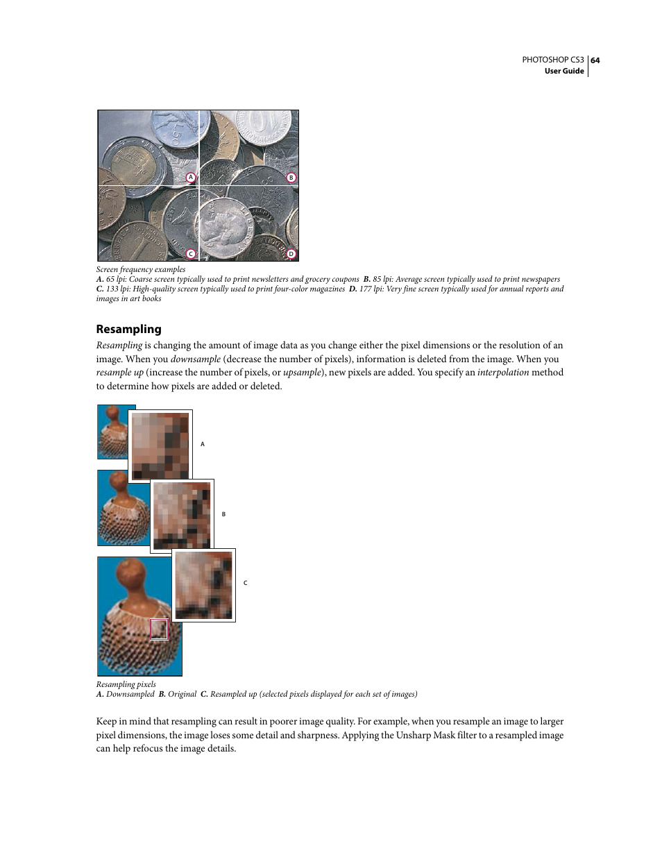 Resampling | Adobe Photoshop CS3 User Manual | Page 71 / 681