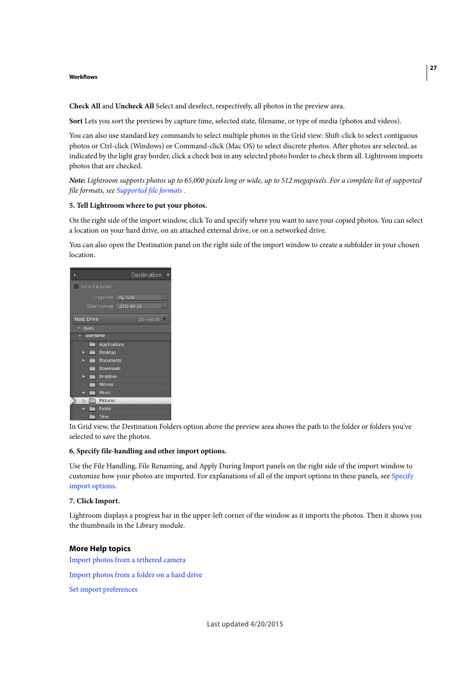 Adobe Photoshop Lightroom CC User Manual | Page 32 / 261