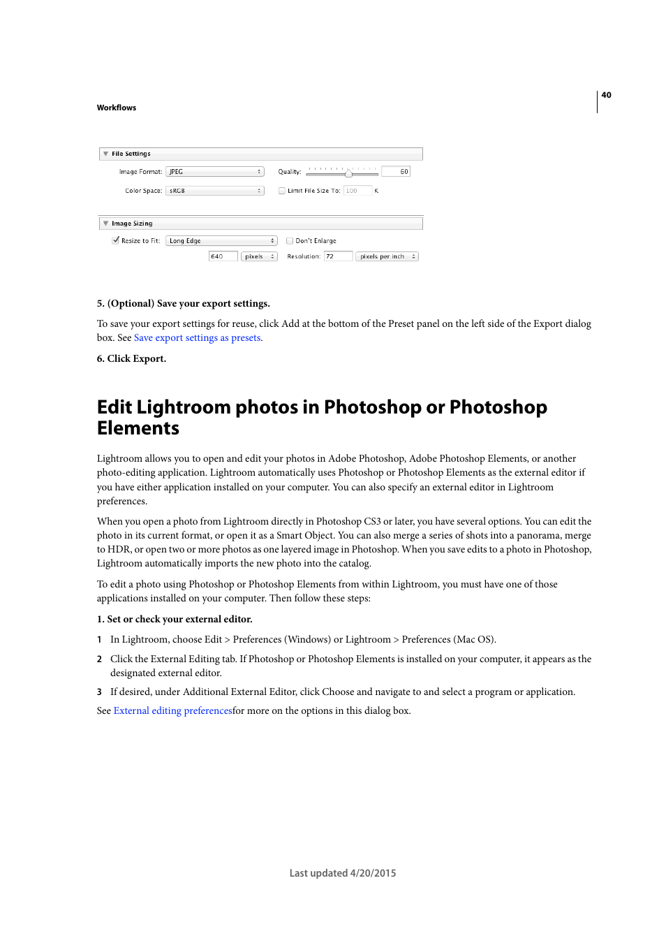 Adobe Photoshop Lightroom CC User Manual | Page 45 / 261