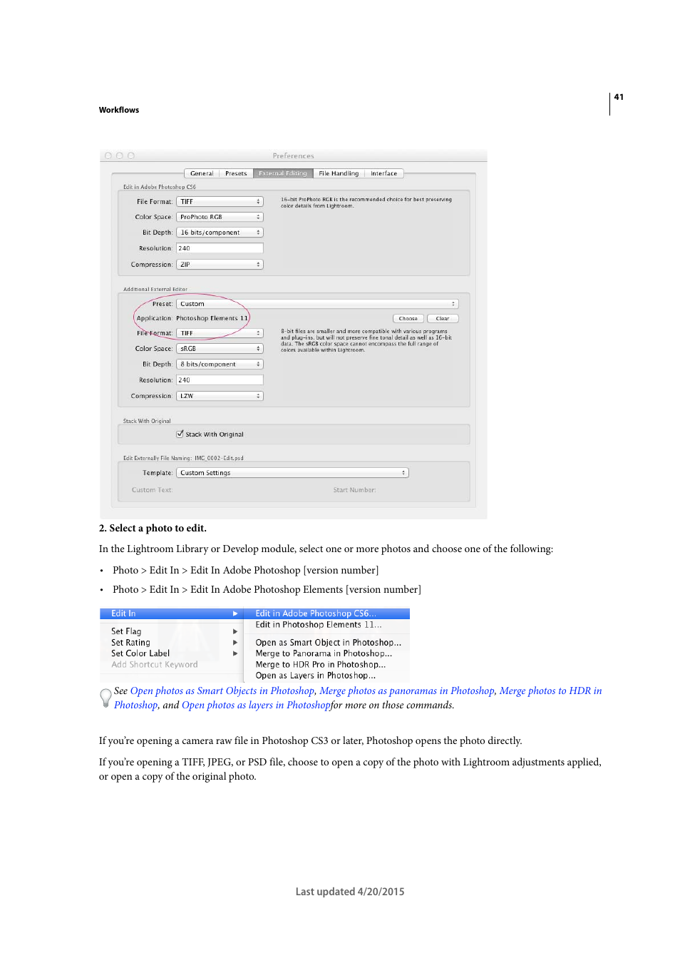 Adobe Photoshop Lightroom CC User Manual | Page 46 / 261