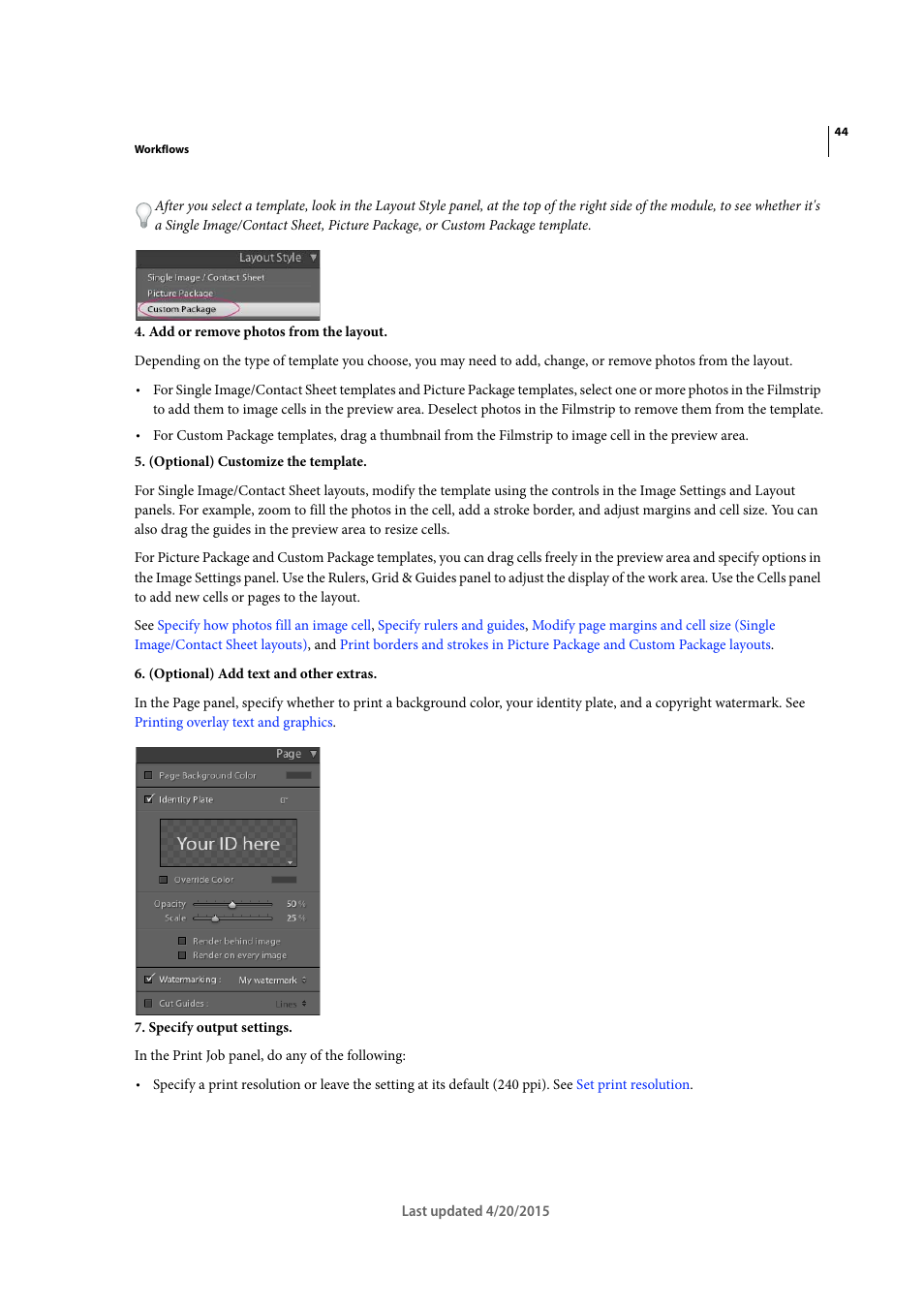 Adobe Photoshop Lightroom CC User Manual | Page 49 / 261