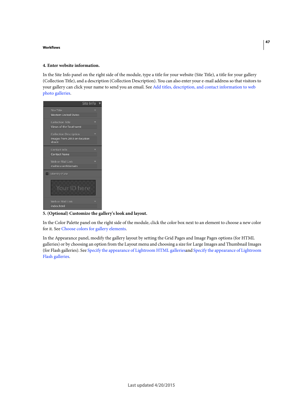 Adobe Photoshop Lightroom CC User Manual | Page 52 / 261