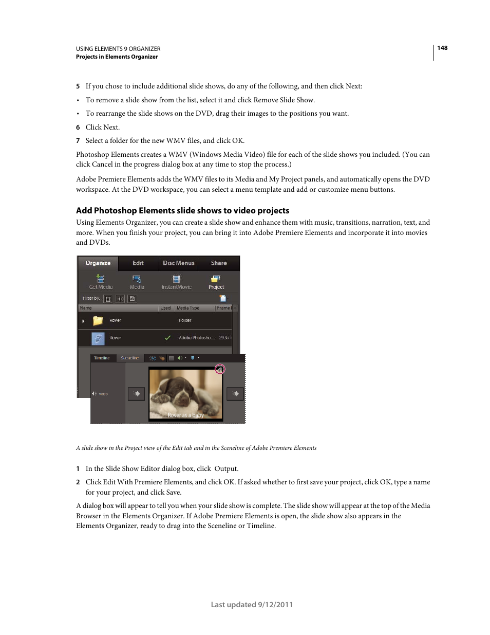 Adobe Elements Organizer 9 User Manual | Page 152 / 180