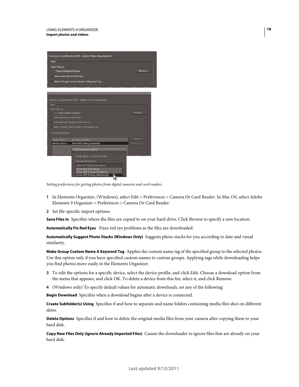 Adobe Elements Organizer 9 User Manual | Page 22 / 180