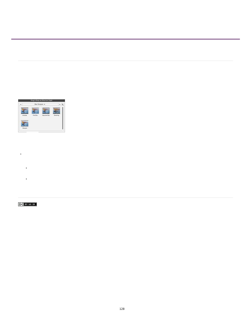 Finding and organizing effects | Adobe Premiere Elements 12 User Manual | Page 132 / 319