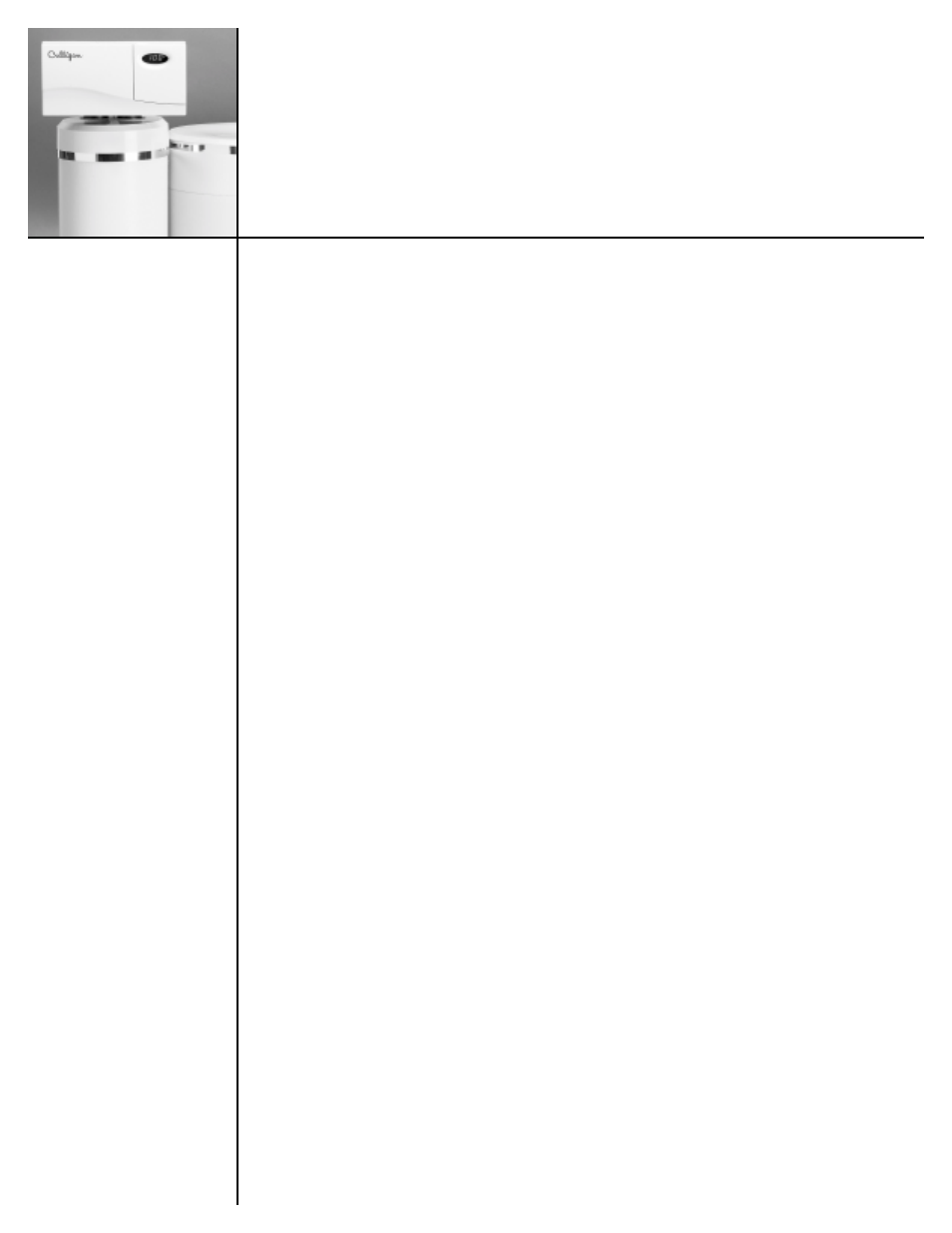 Specifications | Culligan Silver SeriesTM User Manual | Page 4 / 28