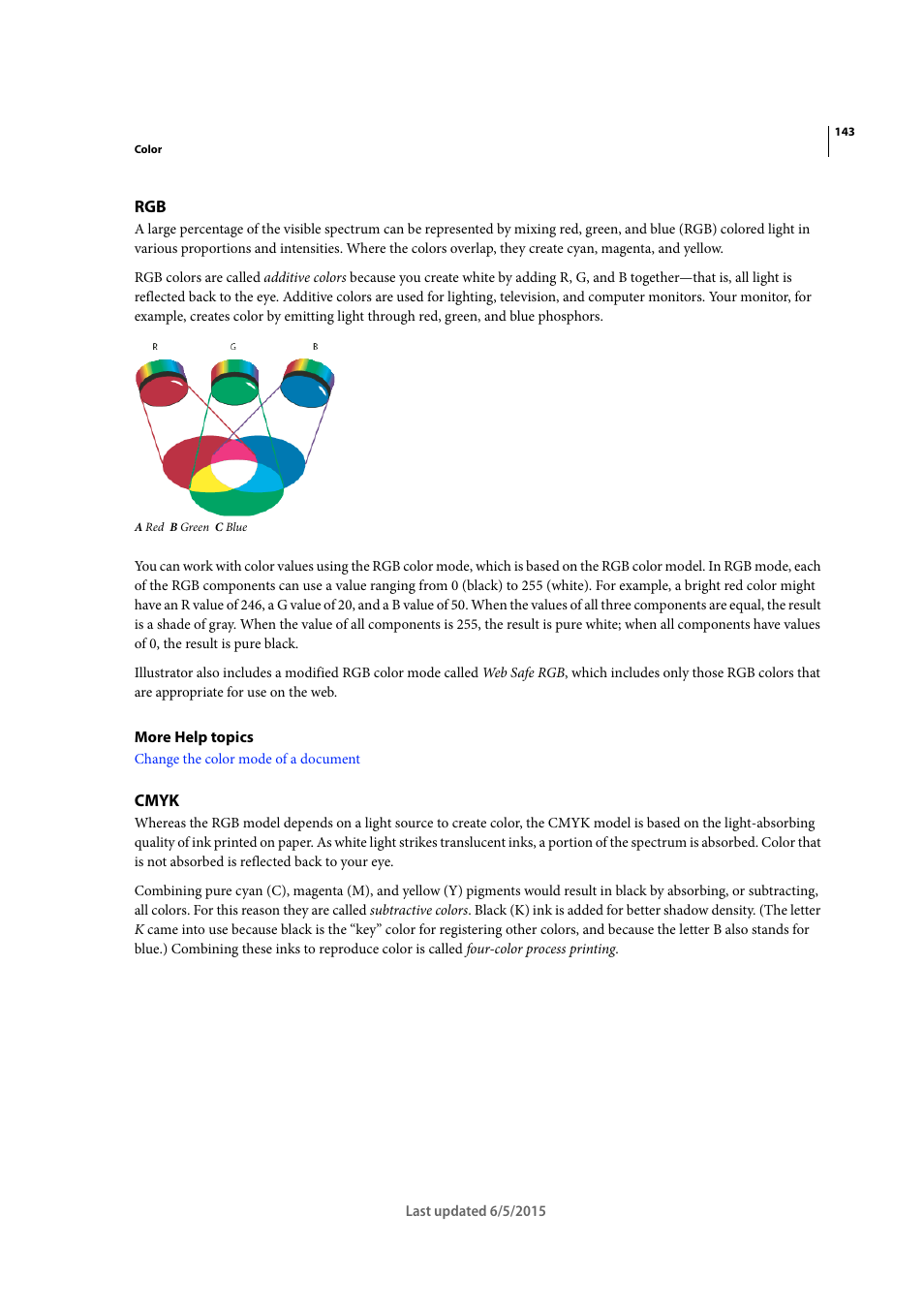 Cmyk | Adobe Illustrator CC 2015 User Manual | Page 148 / 556