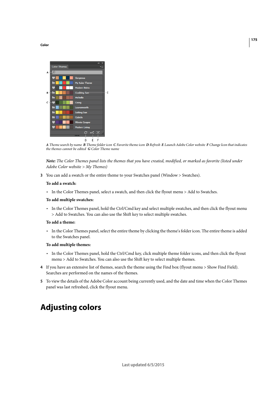 Adjusting colors | Adobe Illustrator CC 2015 User Manual | Page 180 / 556